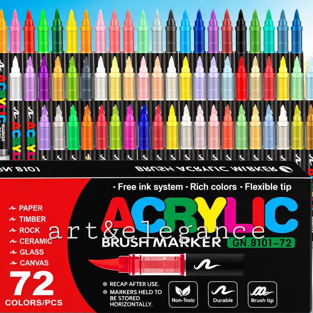 Crayons acryliques
