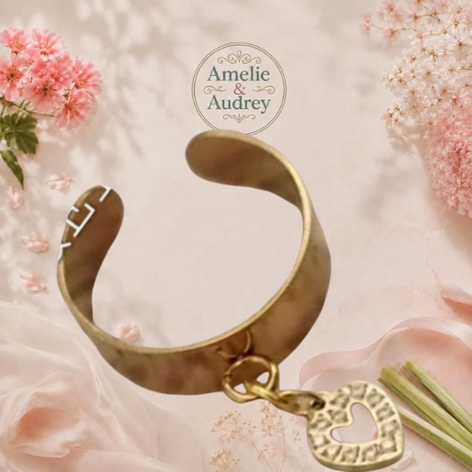 💍Flore bague acier inoxydable fait main