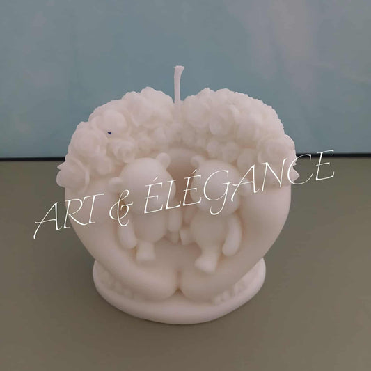 🕯️ Bougie Artisanale à l’Ambre – 130 g