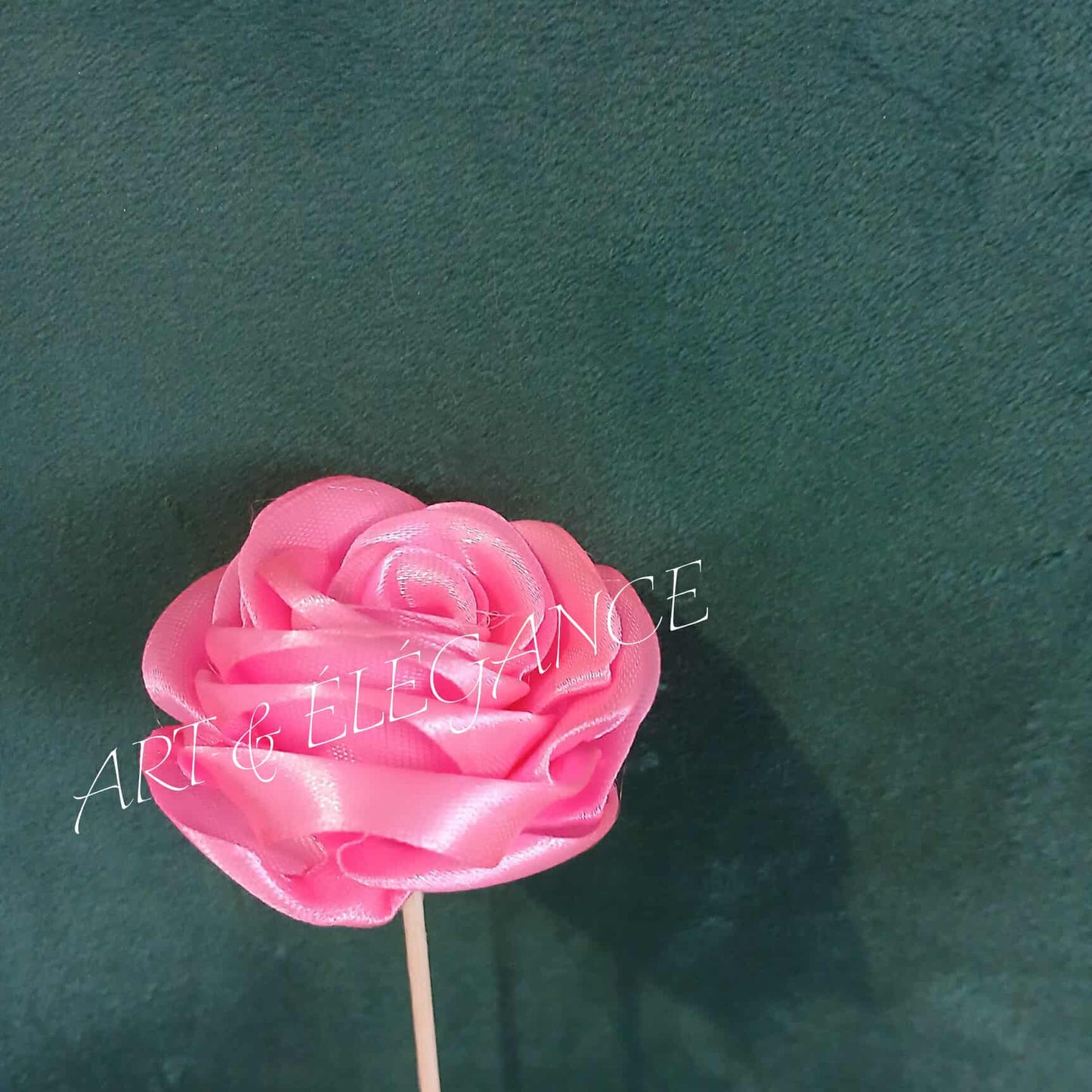 Rose satin artisanale