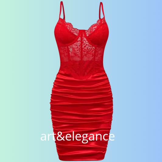 Robe sexy rouge