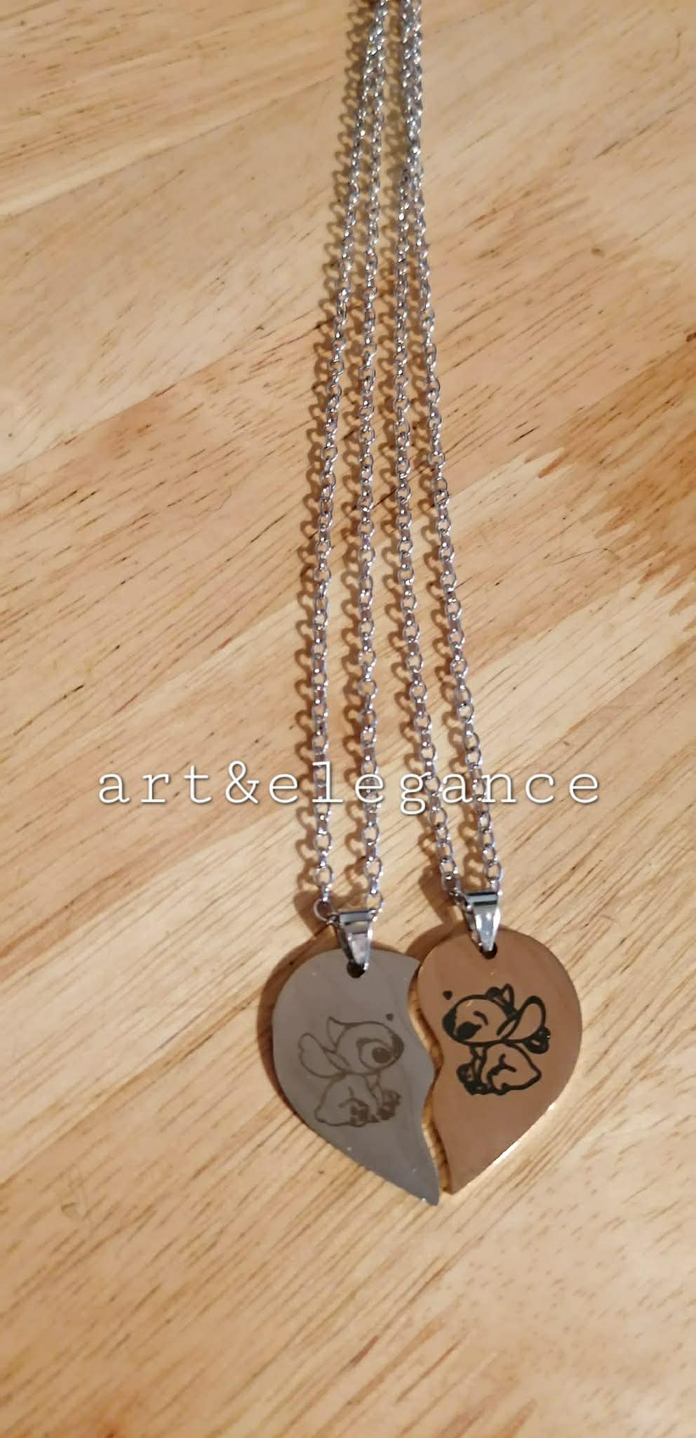 ✨Collier stitch & Angel
