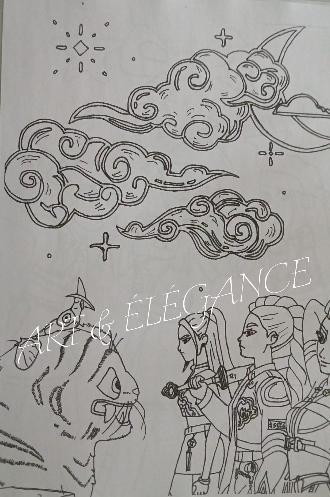 Coloriage artisanal kpop