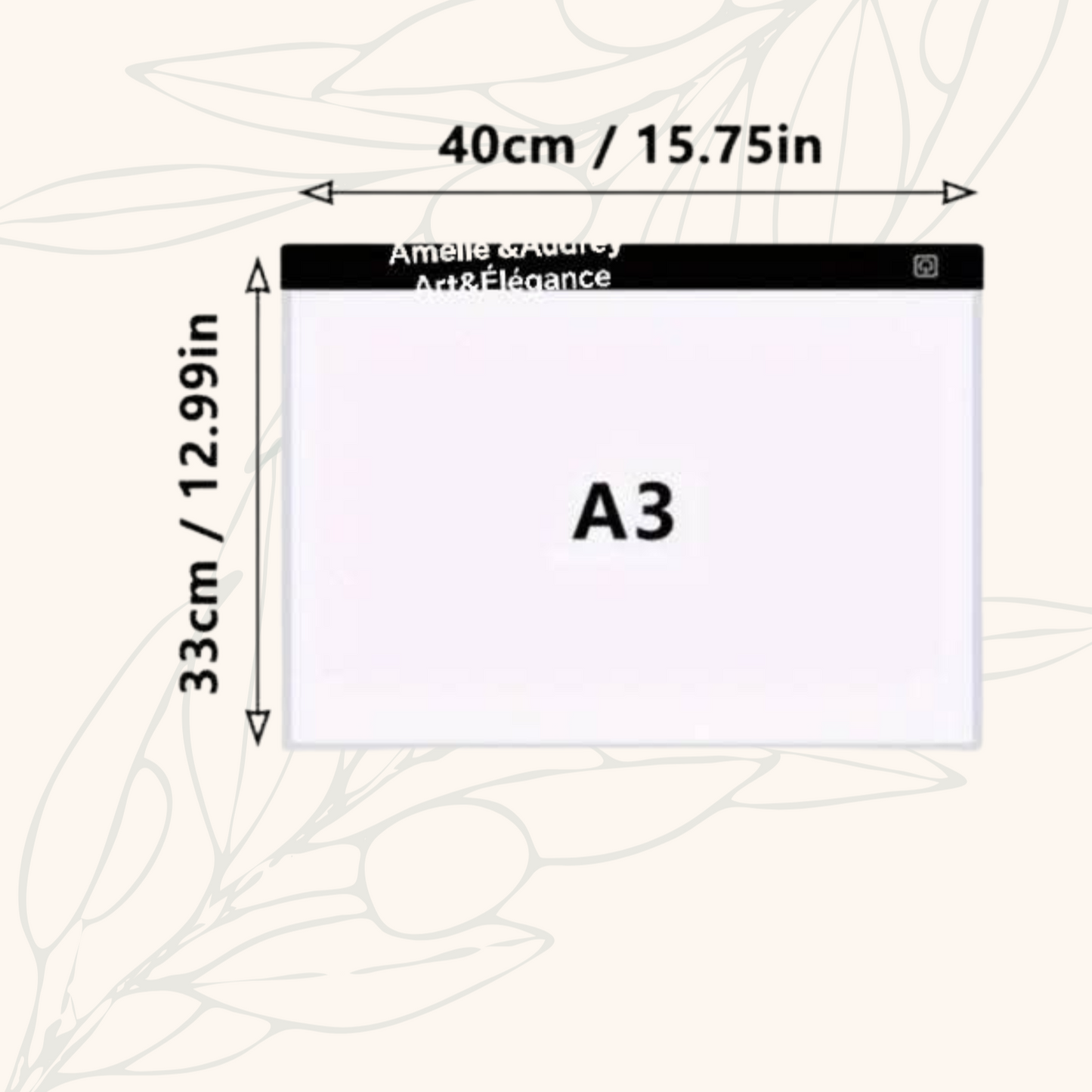 Tablette lumineuse A3