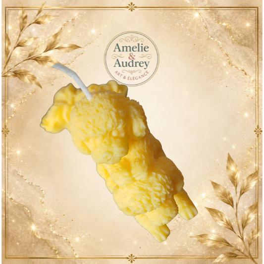 Bougie parfumée fait main senteur citronnelle géranium