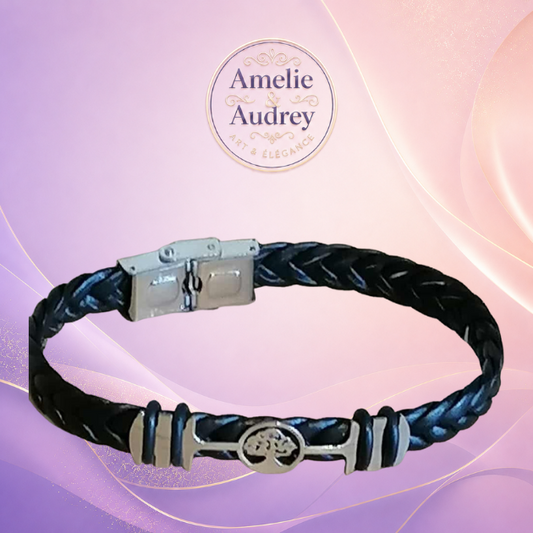 Tomy bracelet cuir pour homme