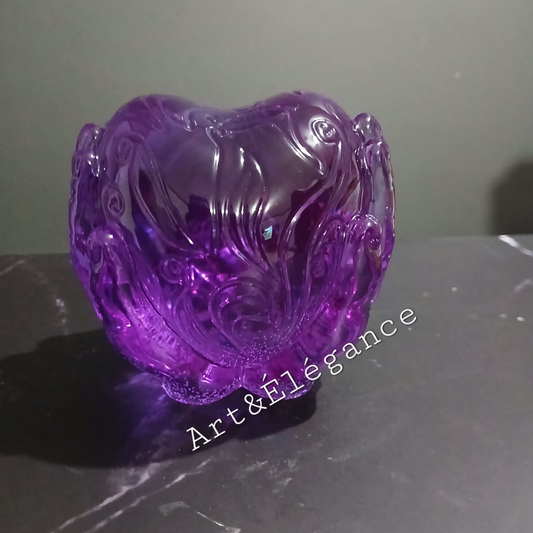 💜Résine faite main main cœur💜