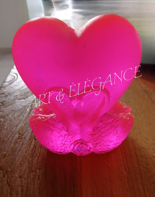 Résine artisanale cygne