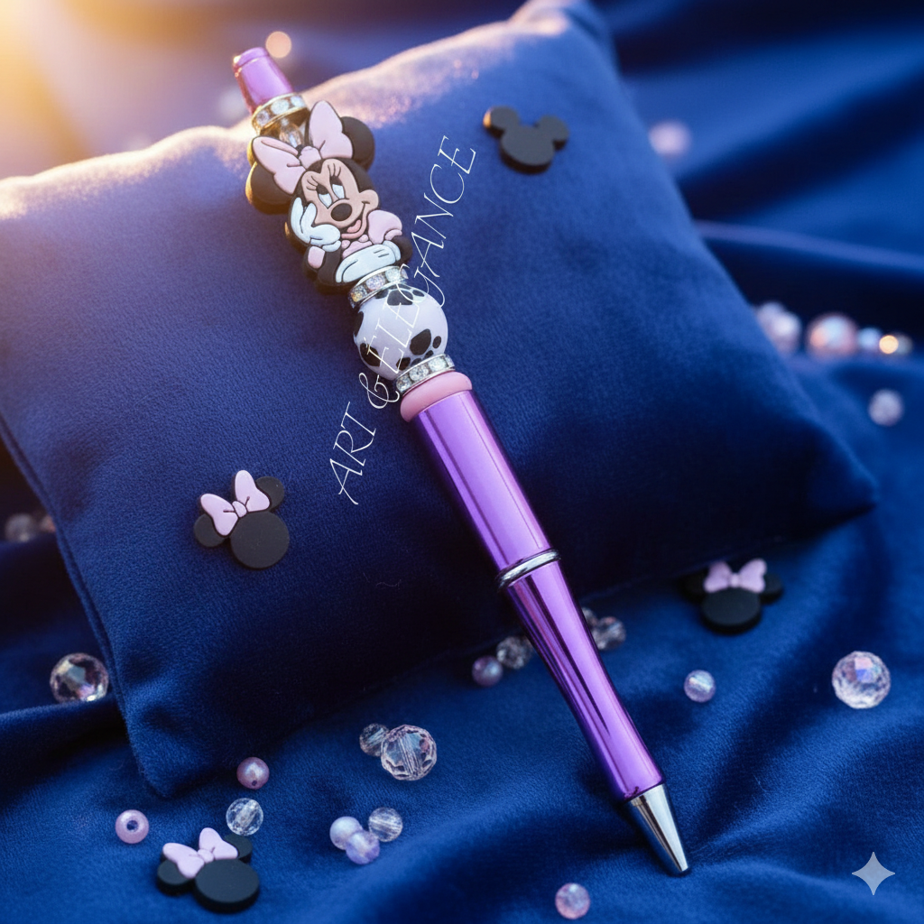 🐭💖 Stylet fait main Minnie 🖊️