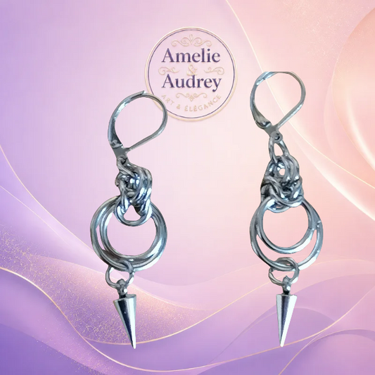 ➿Boucles d'oreilles Cedric pour homme