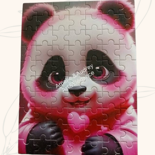 Puzzle panda 80 pièces
