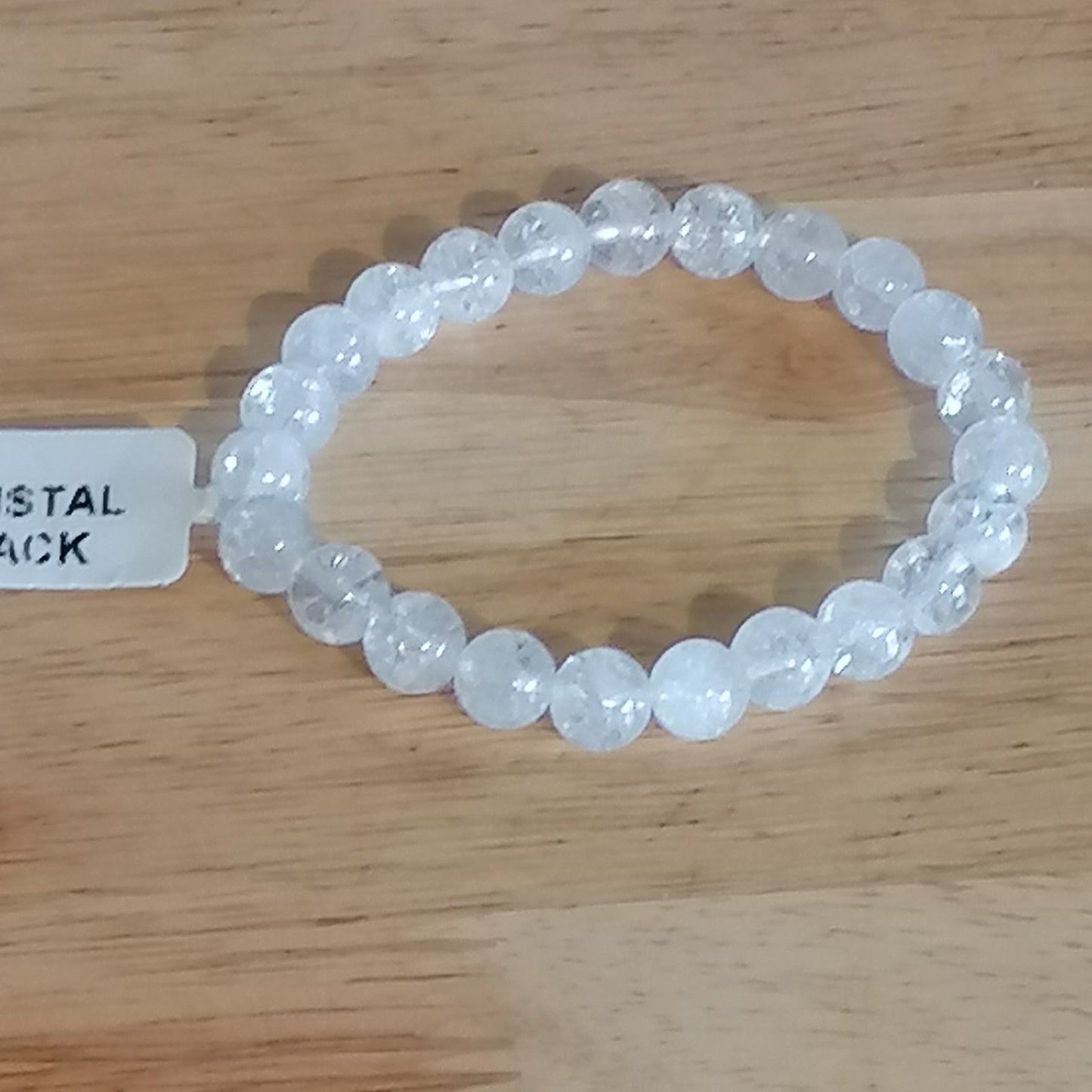✨ Bracelet en Cristal de Roche – Pierre Naturelle de Clarté &amp; d'Énergie ✨