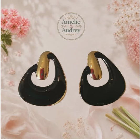 Fabienne. boucles d'oreilles acier inoxydable