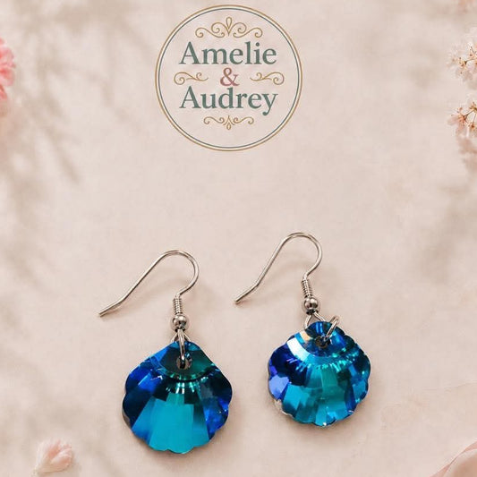 Aude boucles d'oreilles acier inoxydable fait main