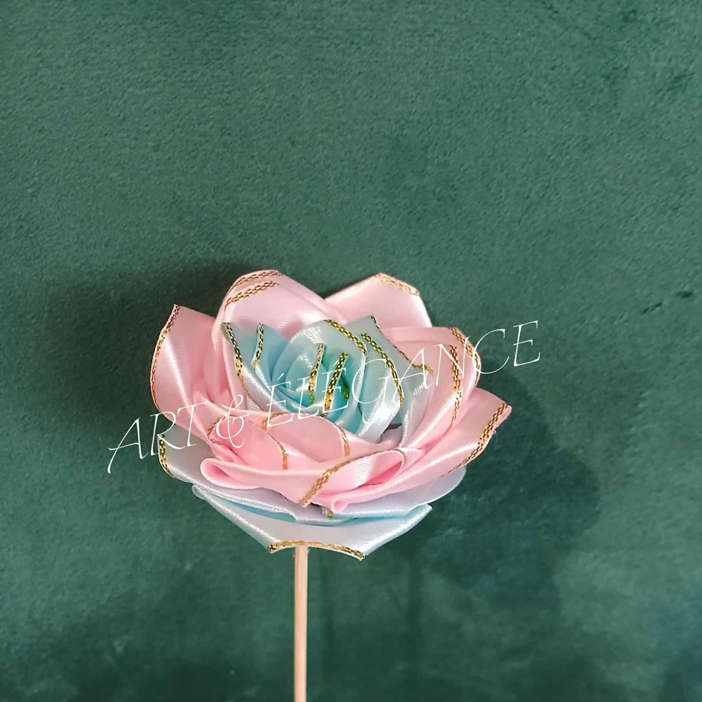 Rose satin artisanale