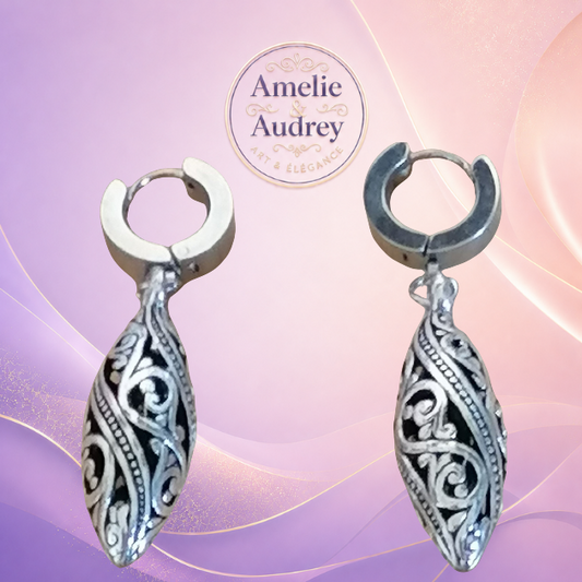 ➿Boucles d'oreilles Sebastian pour homme