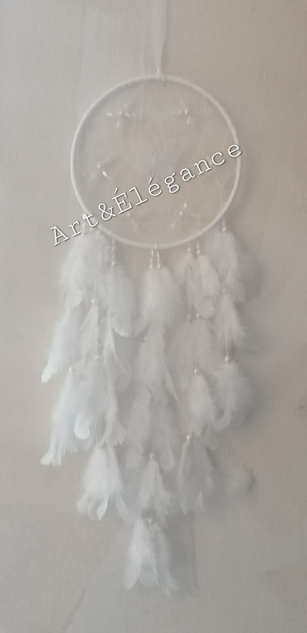 ✨Attrape rêve blanc papillon