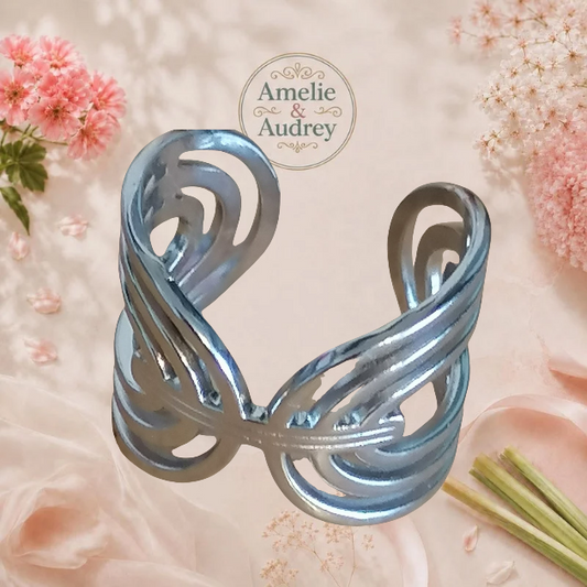Aimé bague femme acier inoxydable ajustable
