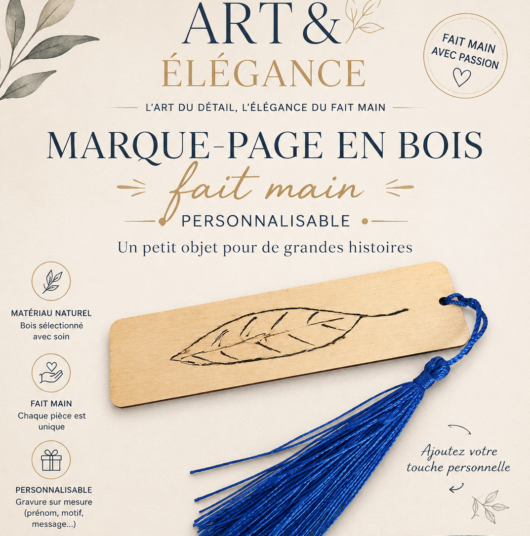 Bois personnalisable fait main