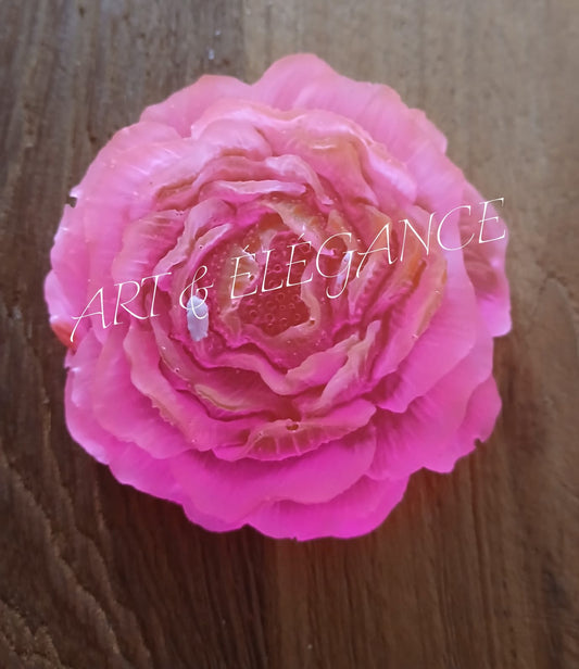 Résine artisanale rose