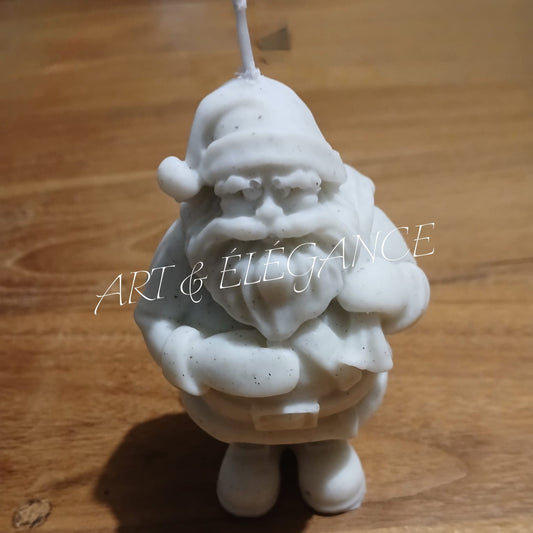🎅 Bougie Père Noël Artisanale
