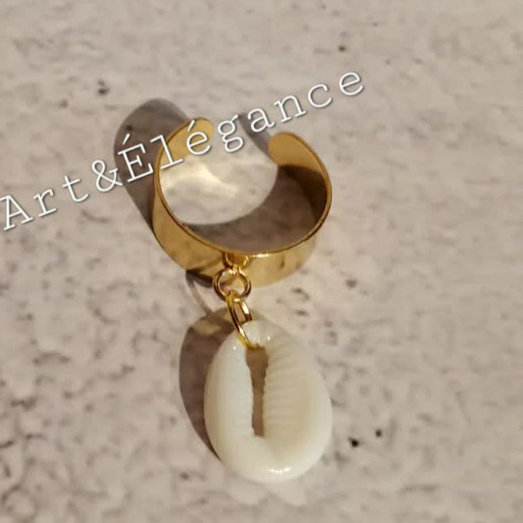 💍Bague coquillage