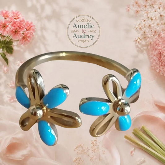 💍Audrey bague femme acier inoxydable