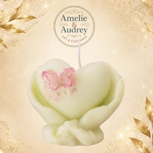 Bougie Parfumée Artisanale – Senteur Grenade & Poire
