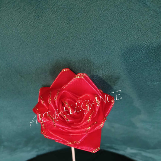 Rose satin artisanale