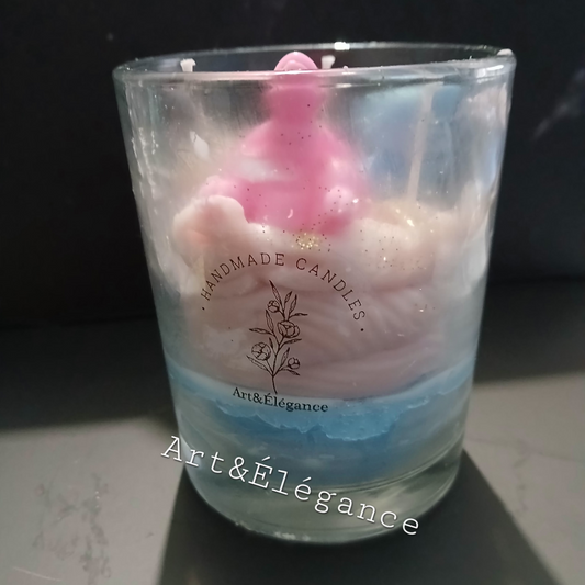 Bougie fait main tortue