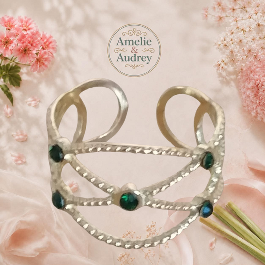 Zoé bague femme acier inoxydable ajustable