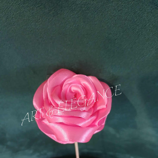 Rose satin artisanale
