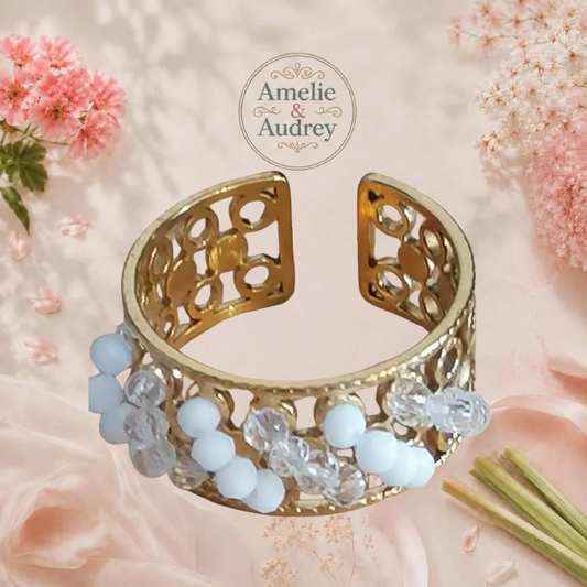 💍Paulette bague femme acier inoxydable