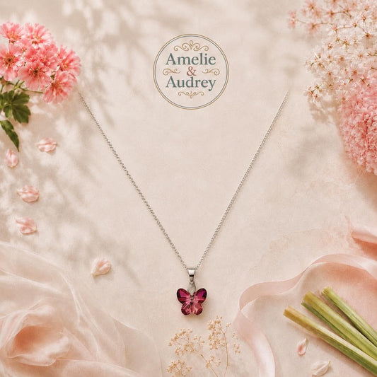 Annie collier acier inoxydable fait main