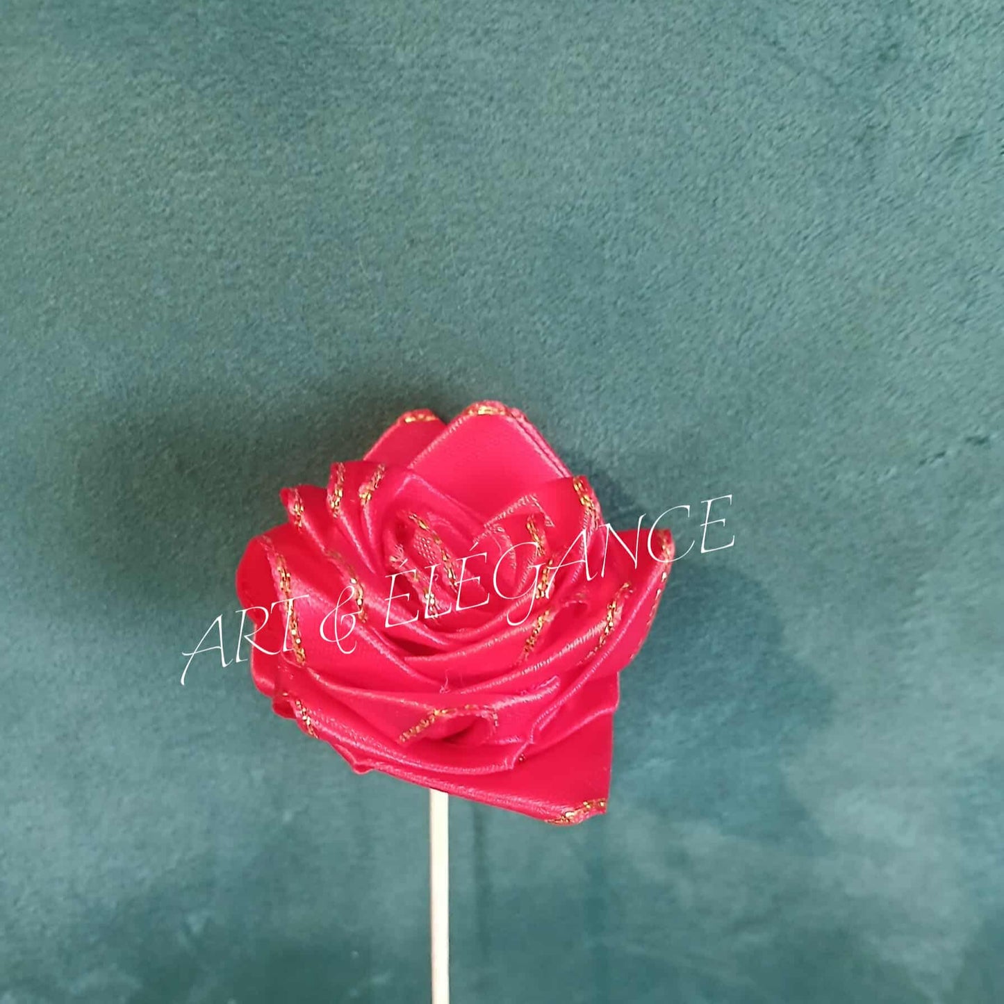 Rose satin artisanale