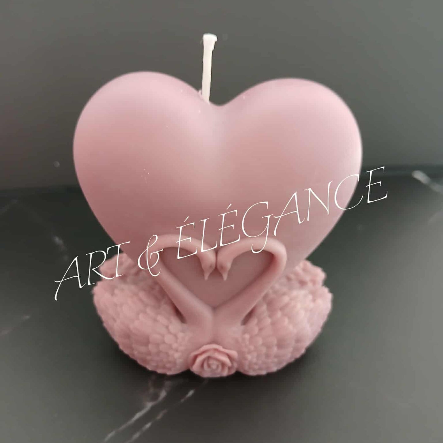 Bougie artisanale cygne