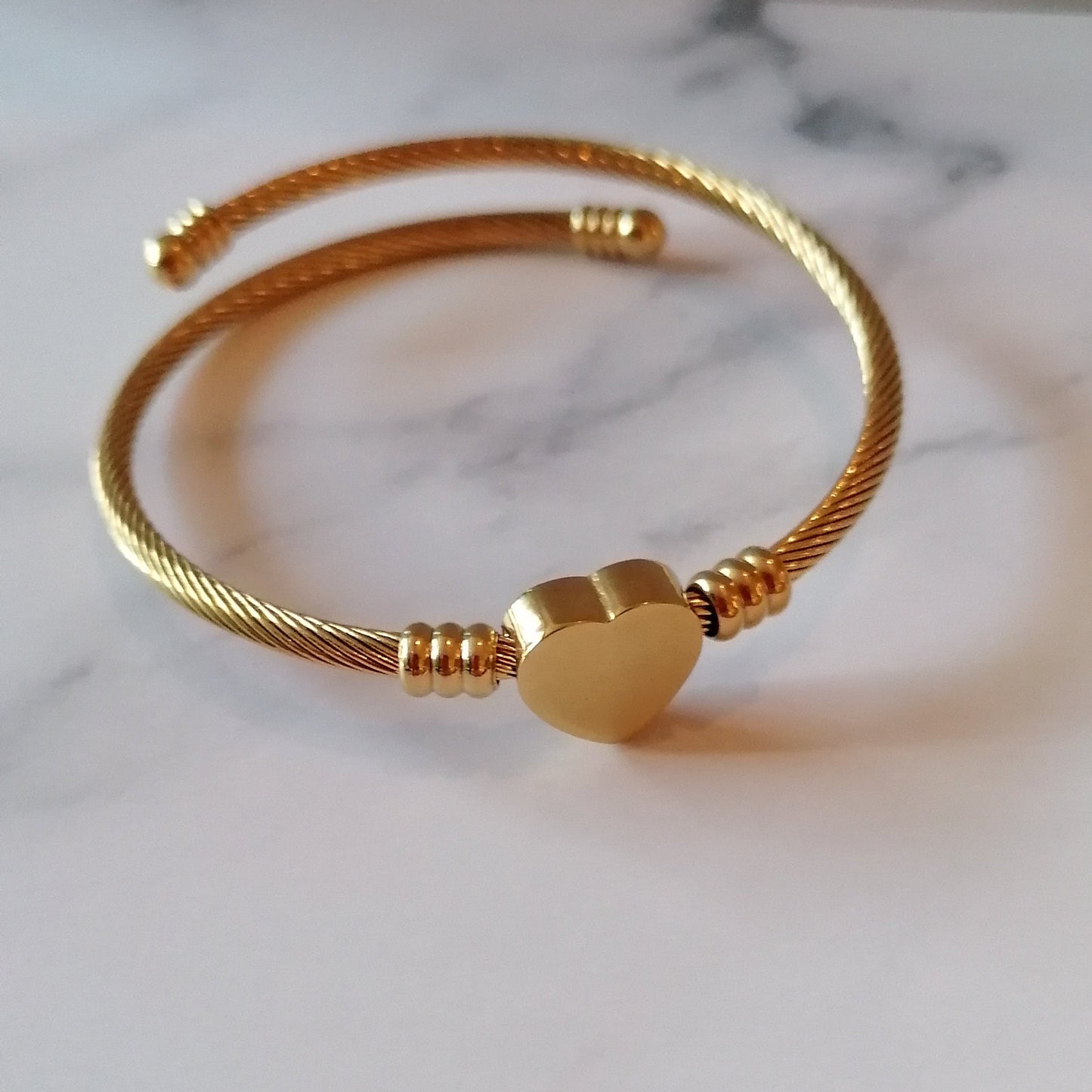 ✨ Joncs en acier inoxydable – Argent & Or ✨