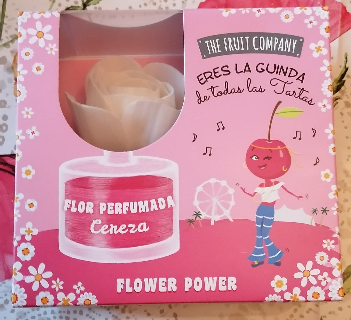 Fleur parfumée cerise