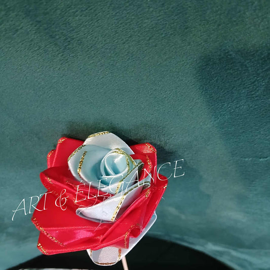 Rose satin artisanale