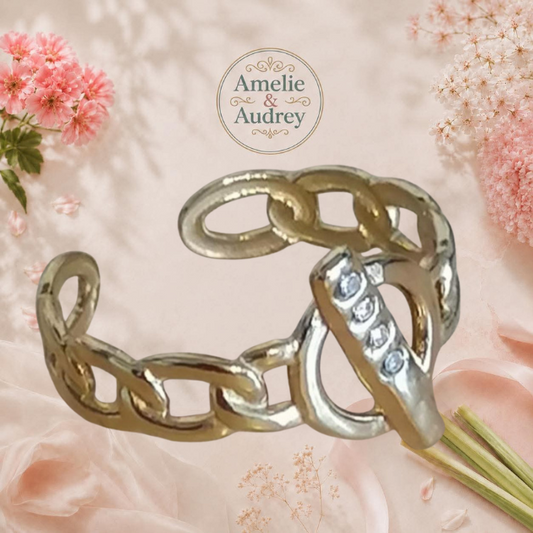 Alizé bague femme acier inoxydable ajustable