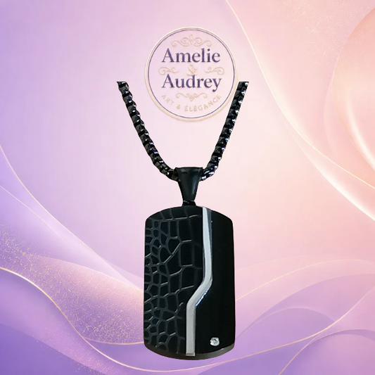 ✨Collier David pour homme acier inoxydable