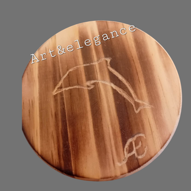 Sous verre en bois fait main