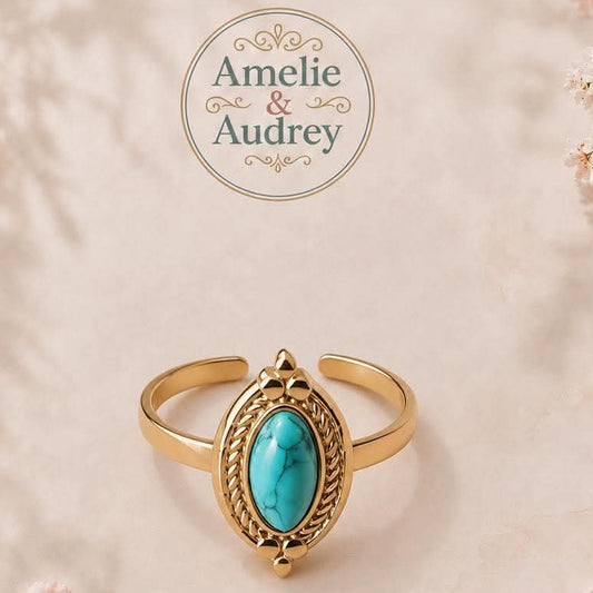 Zoé bague ajustable en acier inoxydable