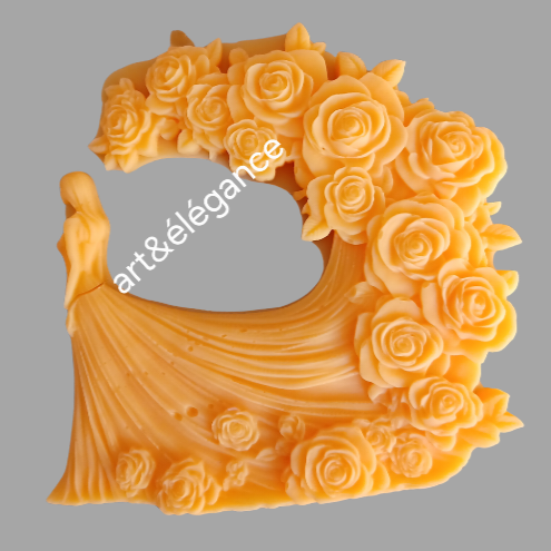 Fondant parfumé fait main senteur fleur de tiare