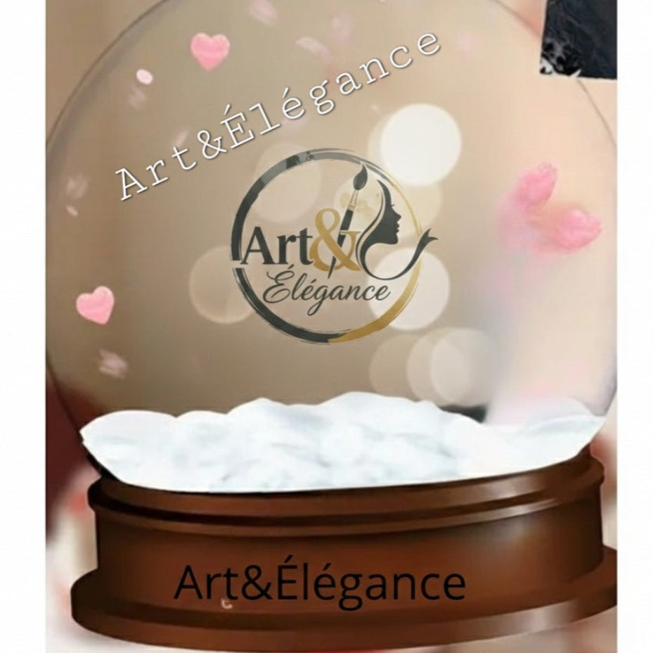 ✨Boule cristal personnalisable