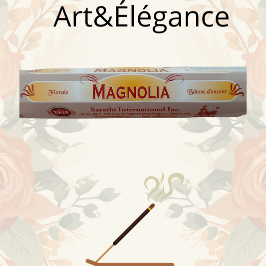 Bâtonnets encens senteur magnolia