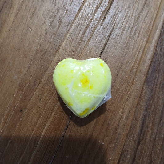 Boule de bain jaune