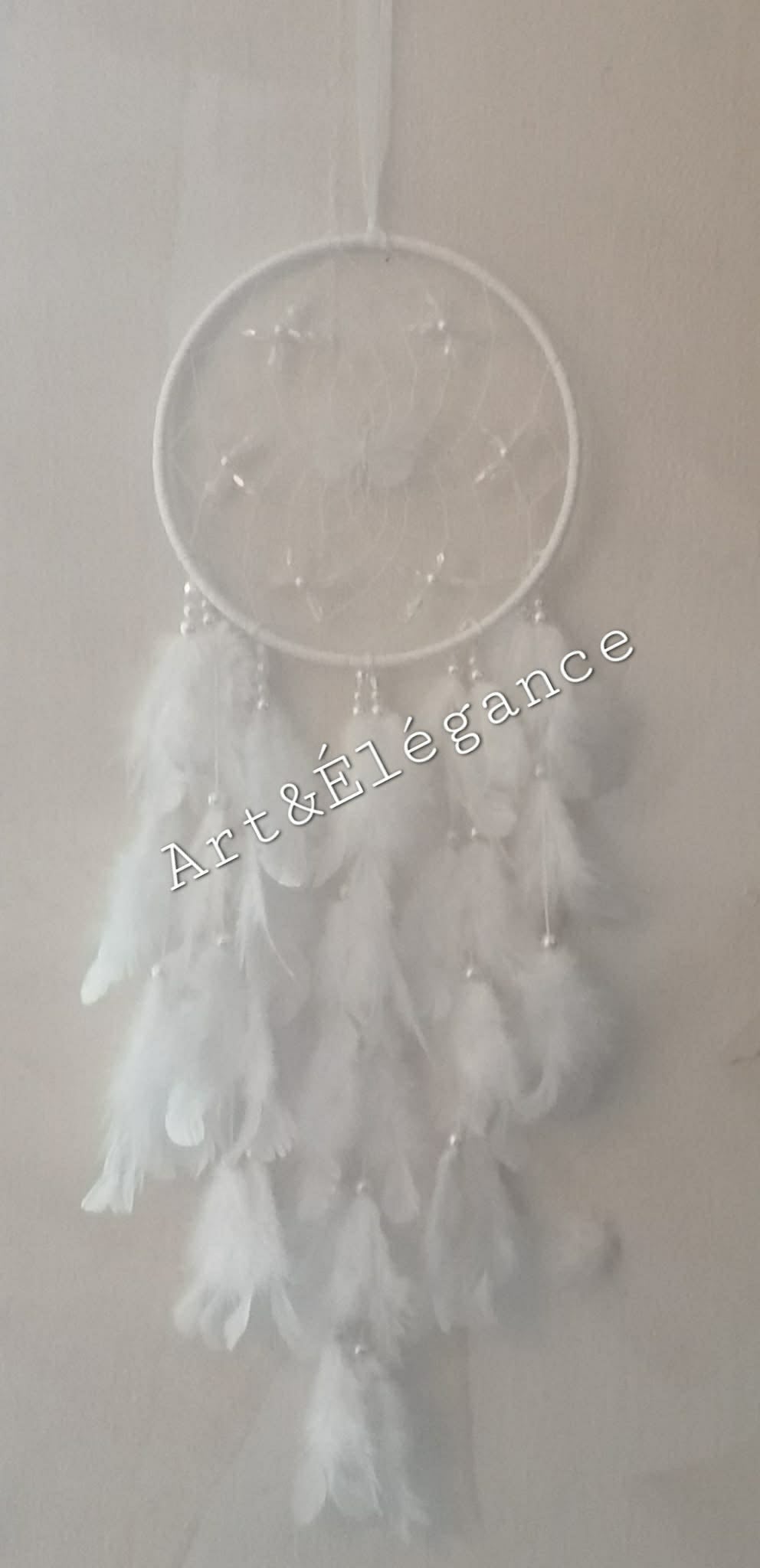 ✨Attrape rêve blanc papillon