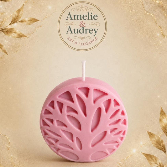 Bougie Parfumée Artisanale – Senteur Fleur de Cerisier