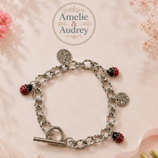 Bracelet Ariane – Acier Inoxydable Argenté, Création Artisanale Fait Main